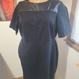 Eloquii mixed texture dress